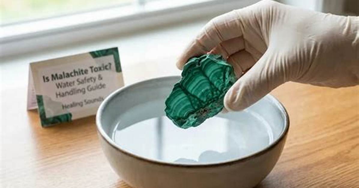 Does Malachite React with Water?