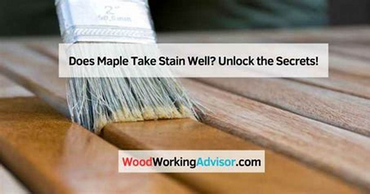 Does Maple Take Paint Well