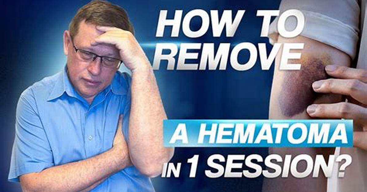 Does Massaging a Hematoma Help?