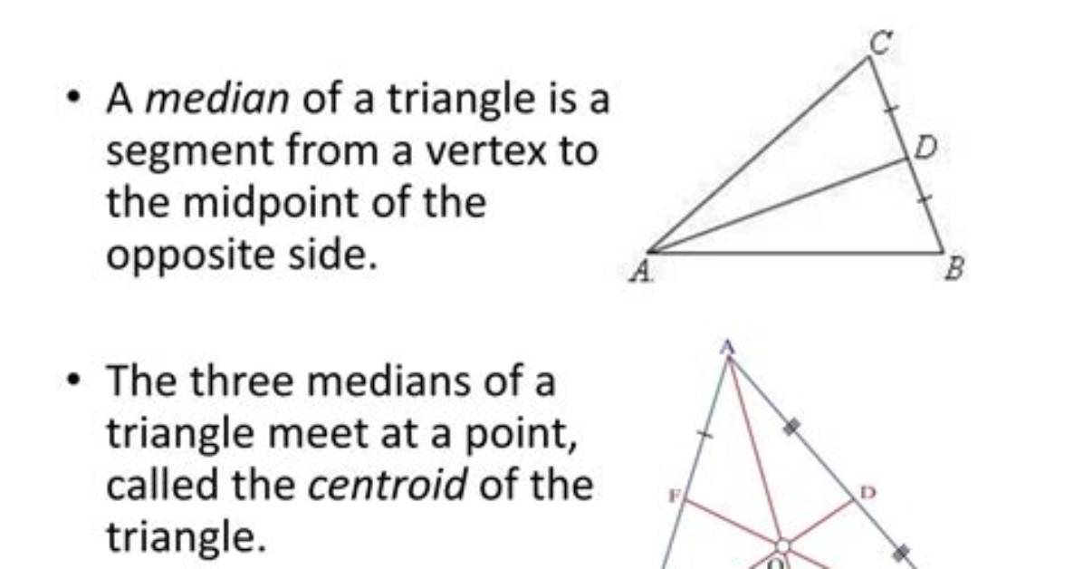 Does Median Bisect Side?