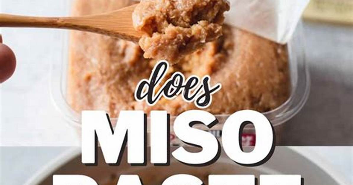 Does Miso Go Bad