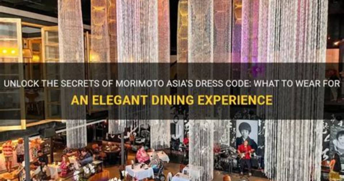Does Morimoto Have a Dress Code