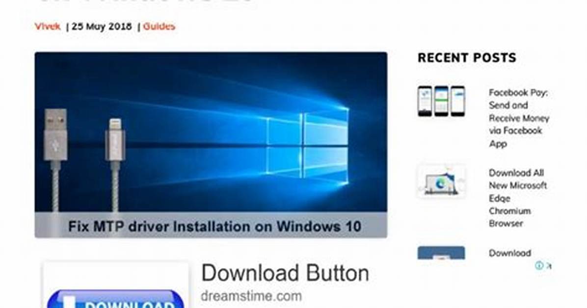 Does Mtp Work with Windows 10?