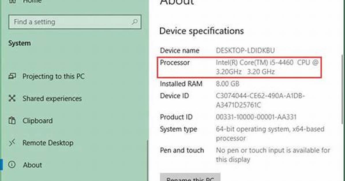 Does My Processor Support Windows 10?
