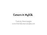 Does Mysql Support Cursors?