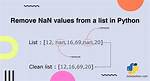 Does Nan Exist in Python