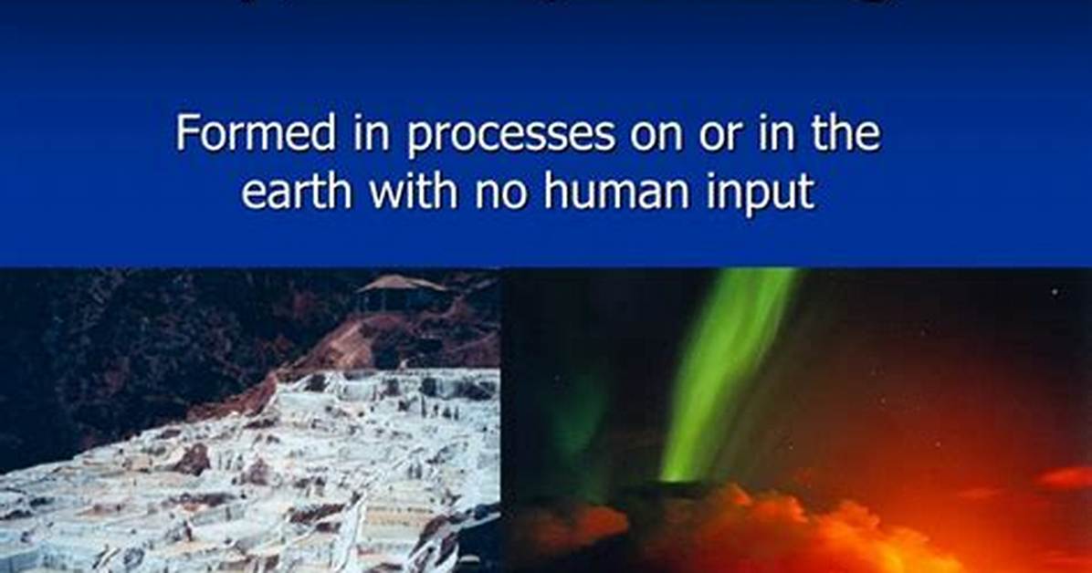 Does Naturally Occurring Mean?