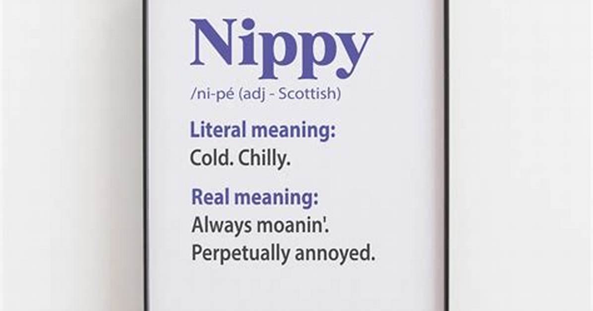 Does Nippy Mean Fast?