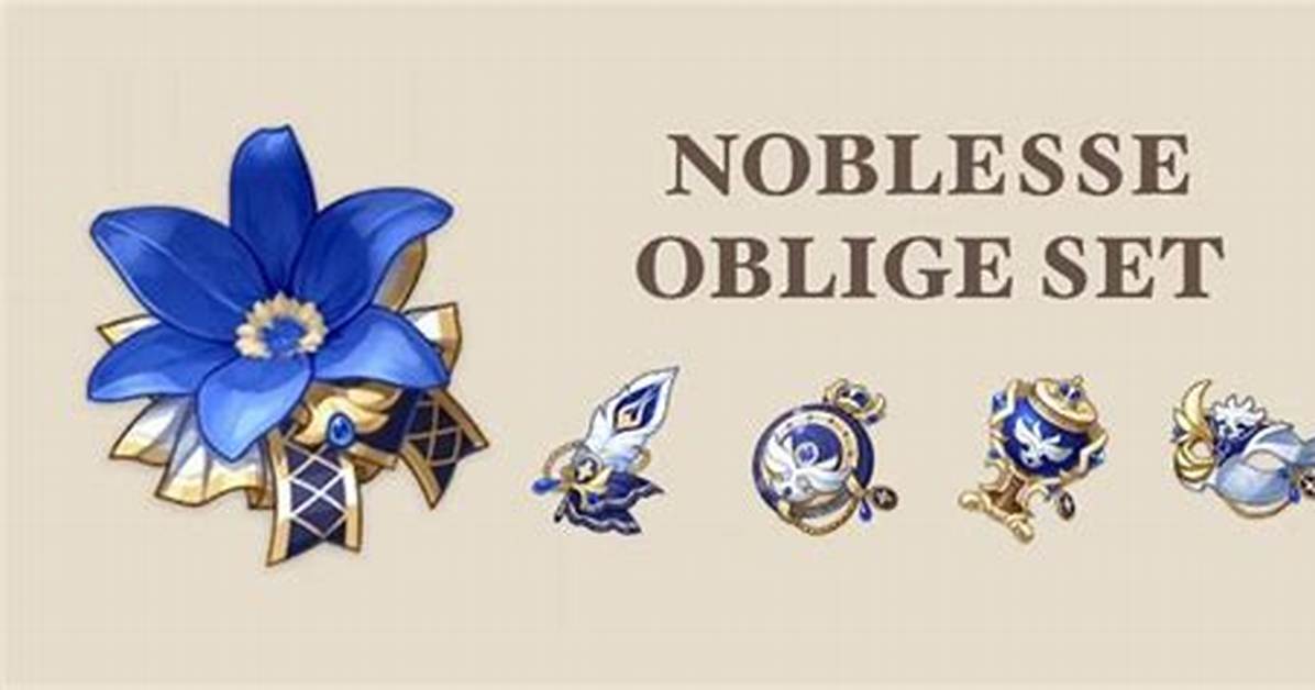 Does Noblesse Oblige Stack with Bennett?