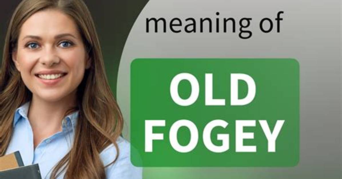 Does Old Fogey Mean?
