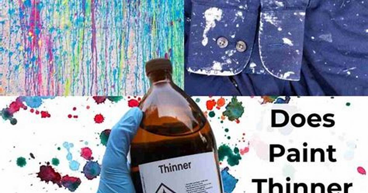 Does Paint Thinner Remove Tar?