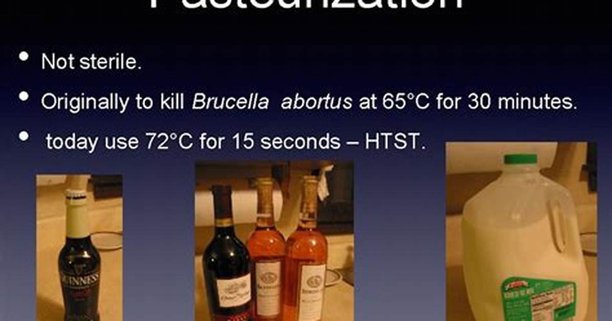 Does Pasteurization Kill Brucella?