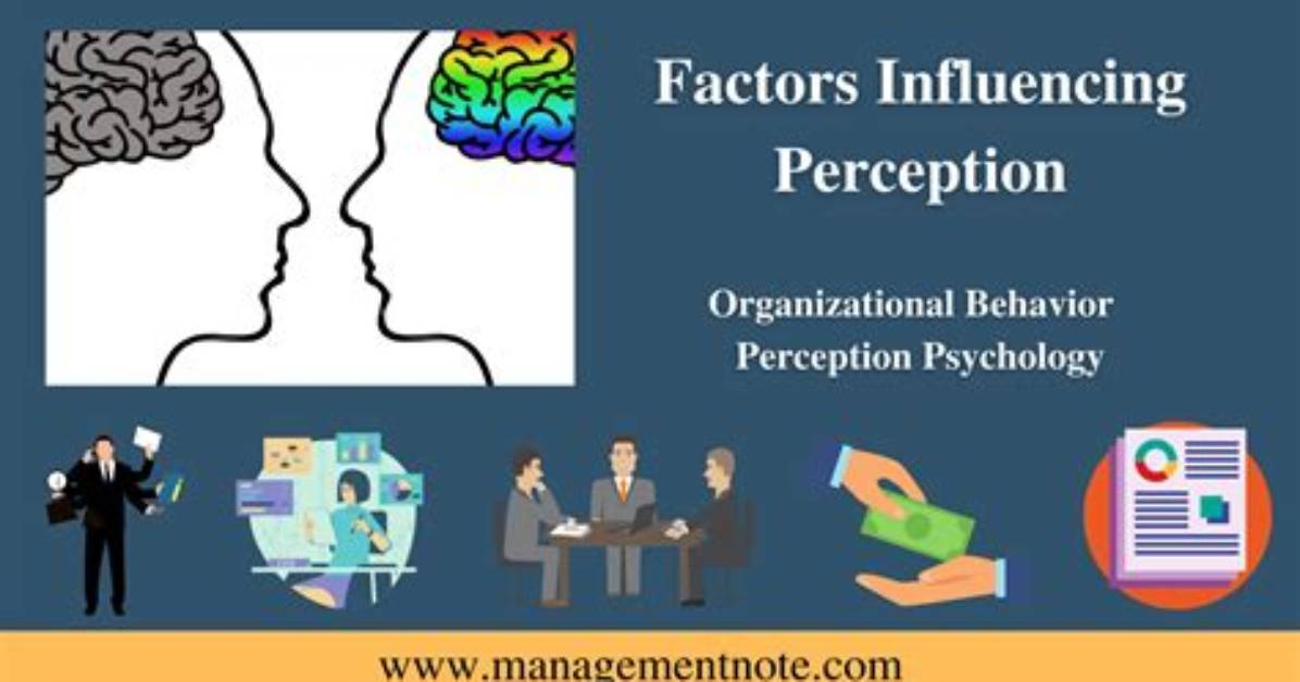 Does Perception Influence Behavior?