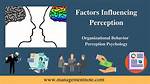 Does Perception Influence Behavior?