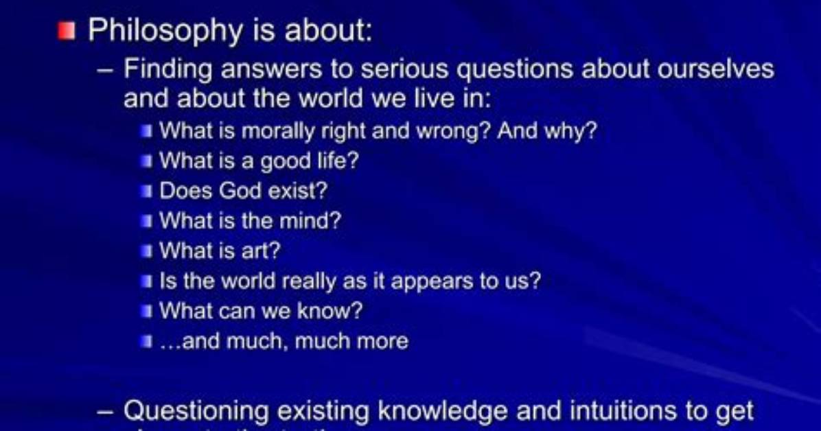 Does Philosophy Still Exist?