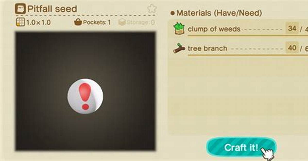 Does Pitfall Seed Do?
