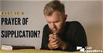 Does Prayer Mean Supplication?
