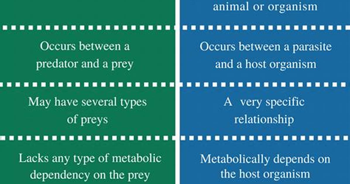 Does Predation Differ from Parasitism?