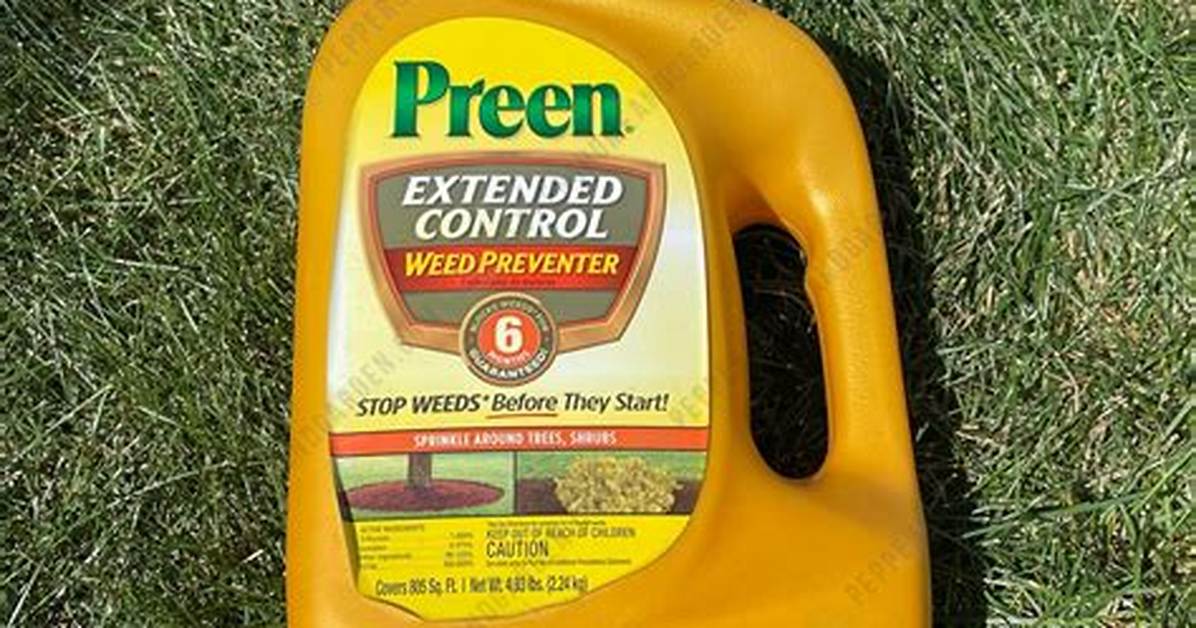 Does Preen Kill Grass?