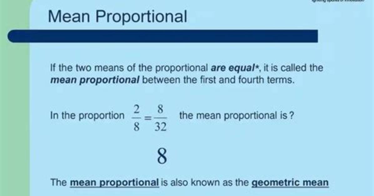 Does Proportional Mean Equal?