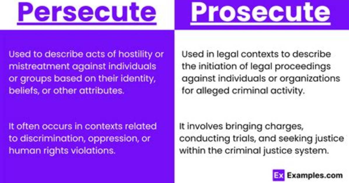Does Prosecuted Mean Arrested?