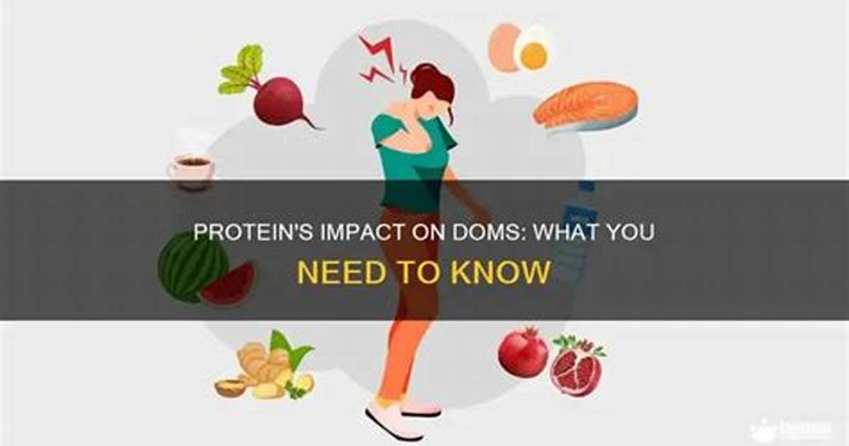Does Protein Help Doms?