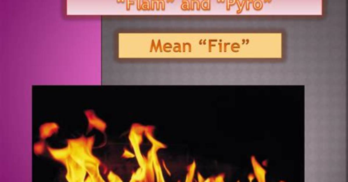 Does Pyro Mean Fire?