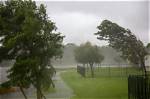 Does Rain Accompanied Hurricane?