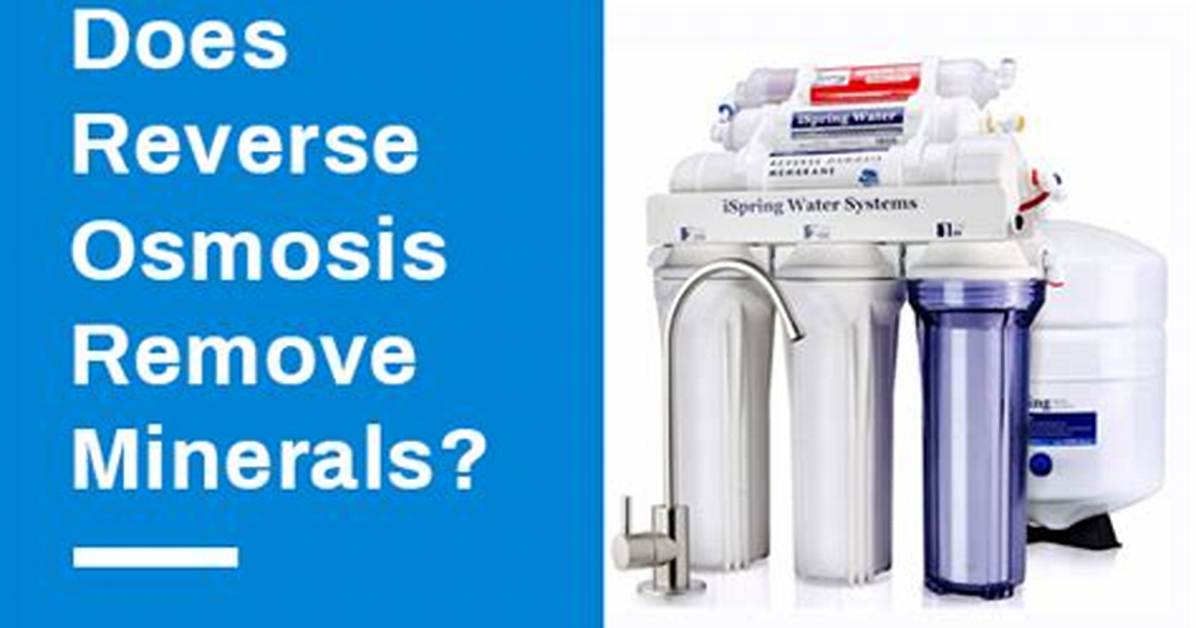 Does Reverse Osmosis Remove Minerals?