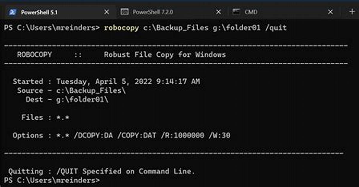 Does Robocopy Verify Copied Files