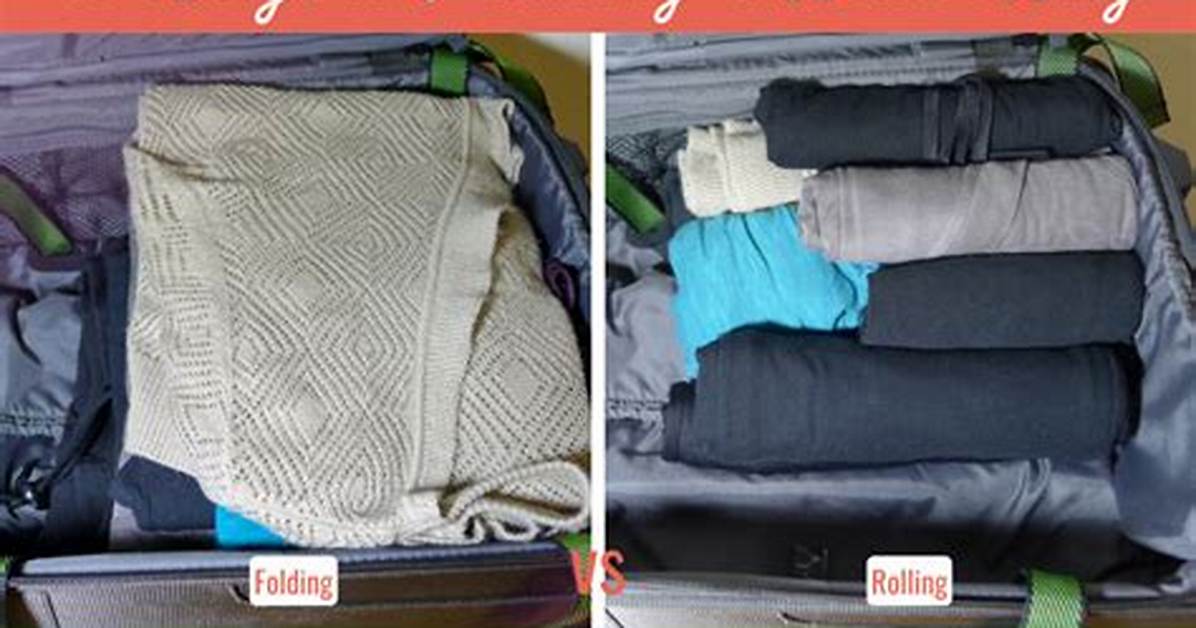 Does Rolling Clothes Save Space?