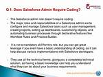 Does Salesforce Admin Require Coding?