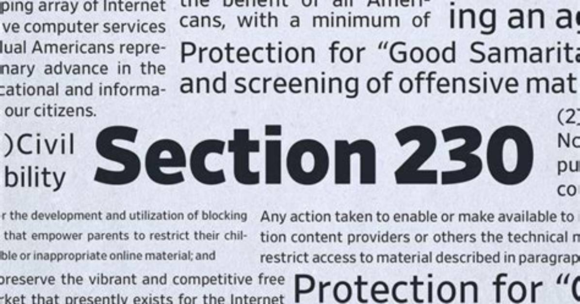 Does Section 230 Protect Defamation?