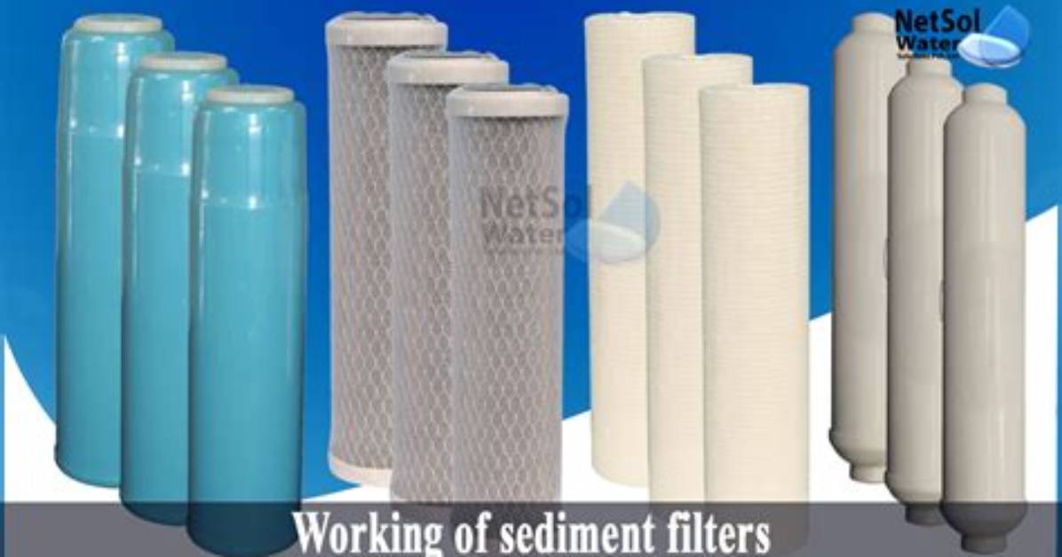 Does Sediment Filter Reduce Tds?