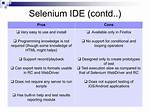 Does Selenium Ide Support Programming?