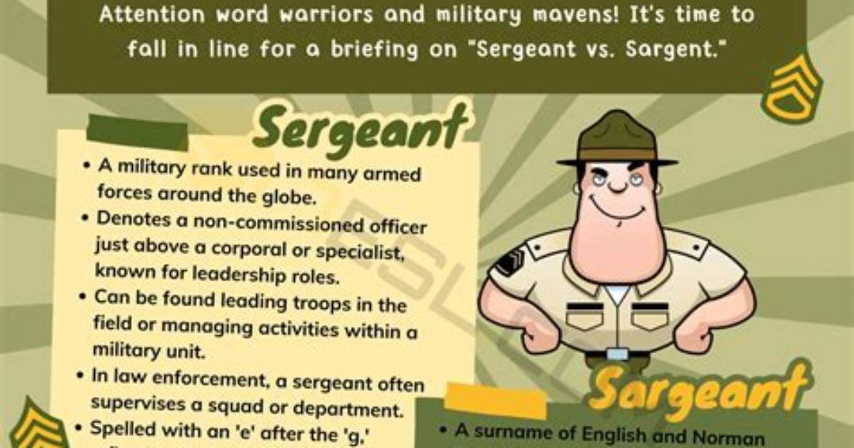 Does Sergeant Mean Servant?