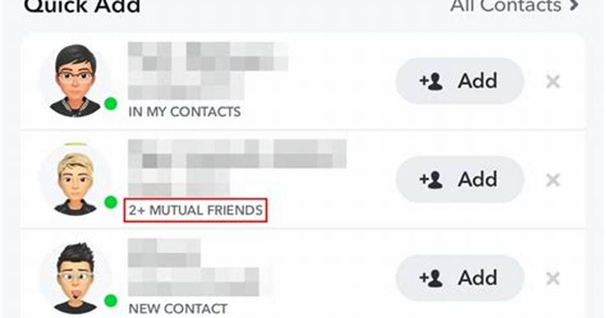 Does Snapchat Show Mutual?