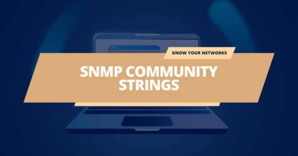Does Snmpv3 Use Community Strings?