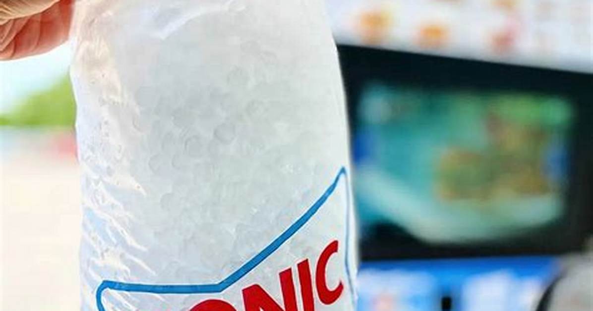 Does Sonic Sell Ice?