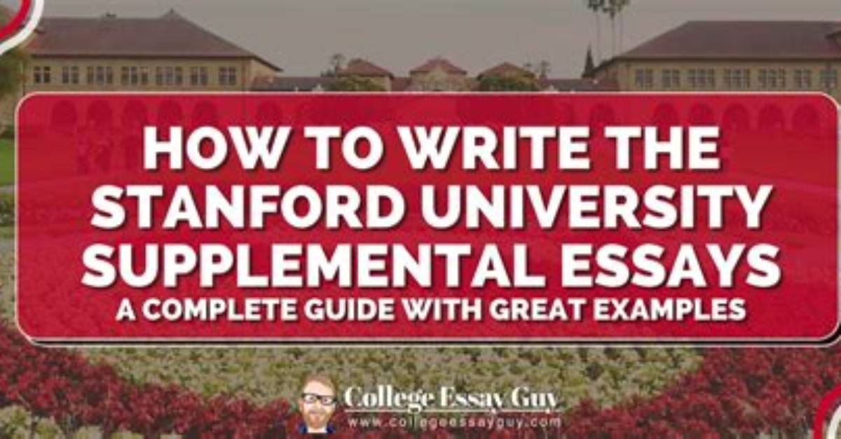 Does Stanford Require Essay?