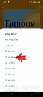 Does Stitcher Have a Sleep Timer?