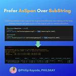 Does String. Asspan() Prevent String Allocation?