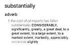 Does Substantially Meaning Considerably?