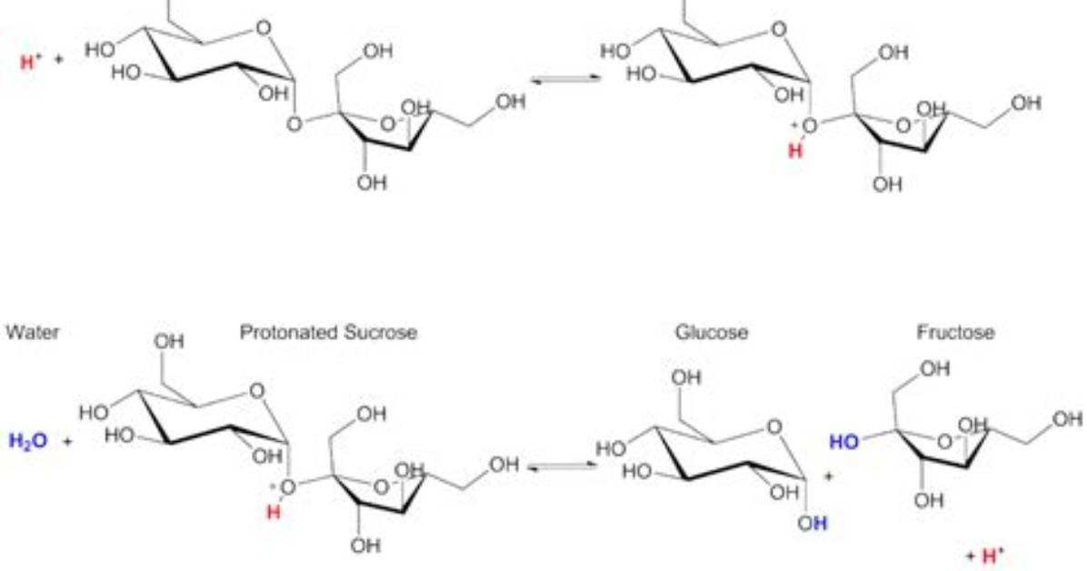 Does Sucrose React with Hcl?