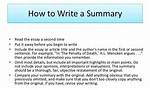 Does Summary Have Title?