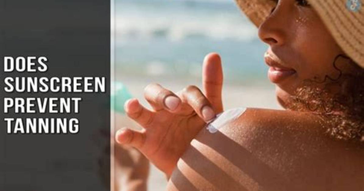 Does Sunscreen Help You Tan?