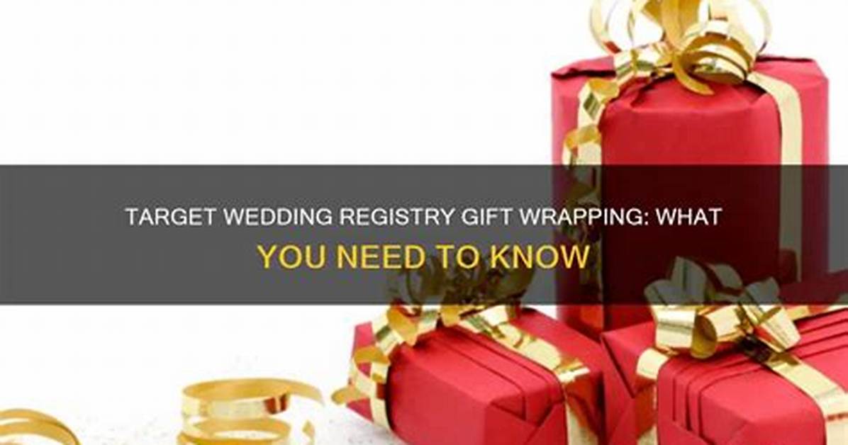 Does Target Gift Wrap?