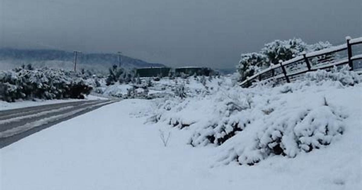 Does Temecula Get Snow