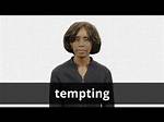 Does Tempting Mean Inviting?