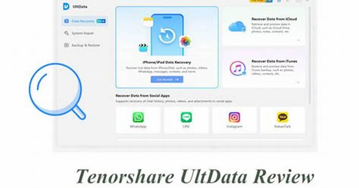 Does Tenorshare Ultdata Work?